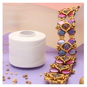 Nymo Thread – 12-Pack White Color – Size 0, .15mm Diameter, 400 Yard/365.8 Meter Large Spool – Made of Nylon – Bead Embroidery & Weaving, Off Loom & Loom Work and DIY Projects