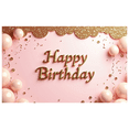 thumbnail image 2 of LUUFILx Happy Birthday Banner Decoration Photography Props Party Supplies Background Backdrop Stars Blue Theme Birthday Celebration Event Decor, 2 of 8
