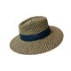 thumbnail image 4 of Sombrero de copa plana, transpirable, portátil, protección solar, diseño vintage moderno e informal. Correa azul intenso, 4 of 9