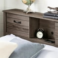 thumbnail image 5 of Bowery Hill Traditional Wood Full Bookcase Headboard in Fall Oak, 5 of 10