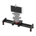 thumbnail image 4 of Estante de fotografía Andoer 30cm / 12inch Aleación de aluminio Cámara Track Slider Video Stabilizer Rail para cámara DSLR Videocámara DV Film fotografía, carga hasta 11 libras Andoer  Estante de fotografía, 4 of 7
