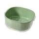 thumbnail image 2 of Colador de cocina Macarena Cesta de drenaje desmontable medio verde, 2 of 8
