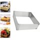 thumbnail image 1 of Marco para hornear rectangular Marco para hornear ajustable Marco para pasteles Marco para hornear extensible Marco para decorar Molde para hornear de tamaño ajustable Marco flexible para pasteles, 1 of 7