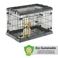 thumbnail image 3 of Ferplast Superior Hybrid ECO Dog Crate and Playpen, 30-inch Dog Crate, Gray, 3 of 9