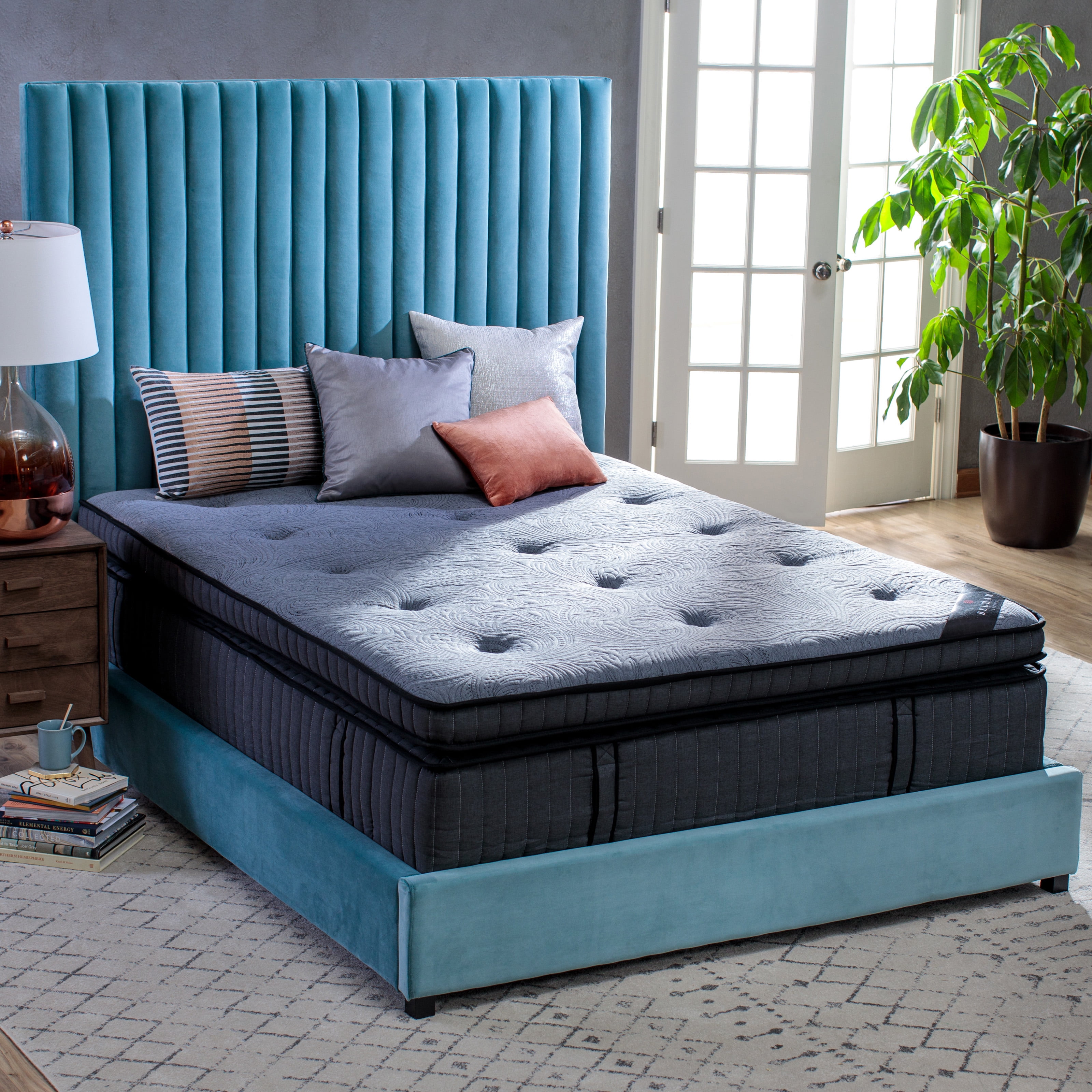 Belham Living 16Inch Gel Memory Foam Individually Encased Innerspring