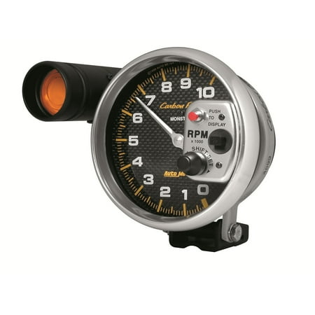Autometer C/F 5in 10000RPM Tach w/Shift-Lite
