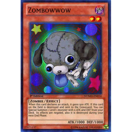 YuGiOh Number Hunters Super Rare Zombowwow NUMH-EN014