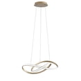 thumbnail image 2 of Aiwen Unique Geometric Pendant Light Modern Illumination Hanging LED Lamp Fixture Gold, 2 of 7