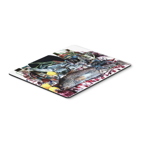 "Ratón de Caroline's Treasures / Hot Pad / Trivet, Fish & Beers From New Orleans (1001MP)" Caroline's Treasures 1001MP