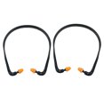 thumbnail image 1 of 2 Pair Banded Ear Plugs Silicone - Shooting Ear Plugs Reusable Construction Ear Plugs for Work Hunting Ear Protection for Shooting Hearing Protection Noise Reduction Ear Plugs for Shooting Range, 1 of 7