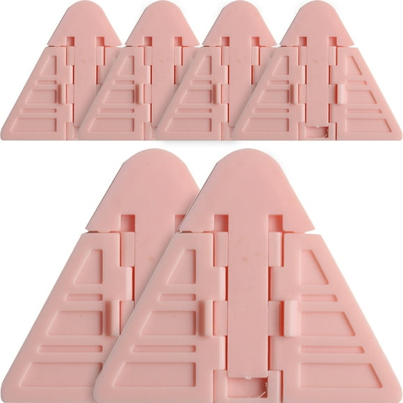 Shisuyan Window Locks Pink 6Pcs 3.5x2.9in