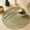 Green, variant on Hot Selling Round Placemats Set of 4, Cotton Woven Placemat Heat-Resistant Non-Slip Washable Table Mats for Dining Table (Gray, 4)