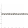 thumbnail image 2 of Beautiful Sterling Silver 5.75mm Diamond-cut Rope Chain, 2 of 2