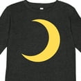 thumbnail image 4 of Inktastic Cute Yellow Moon Boys or Girls Long Sleeve Toddler T-Shirt, 4 of 5