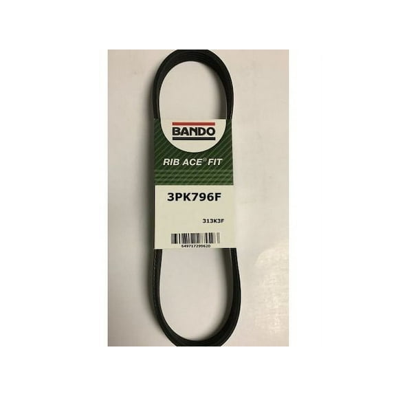 Water Pump Accessory Drive Belt - Compatible with 2011 - 2019 Hyundai Sonata 2012 2013 2014 2015 2016 2017 2018