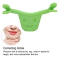 thumbnail image 2 of Visland Personal Face Trainer, Smile Beauty Exerciser Facial Smile Maker Trainer Forming Mouth Exerciser for Muscles Stretching Lifting Exercise Lips Trainer(Green, 3 Pcs), 2 of 5