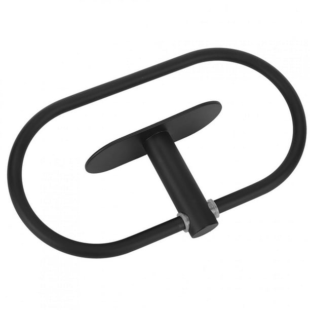 Toallero de baño Jadeshay montado en la pared de Acero inoxidable 304 color Negro