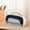 Black, variant on Cute Kawaii Pencil Case Pouch Sweet Check Window Pen Box Holder Organizer for Office Workspace Supplies Desk Accessories Travel Essentials Aesthetic Trendy Cool Stuff Gift Handy Handle