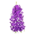 thumbnail image 2 of 10Pc Artificial Wisteria Hanging Vines 50cm Violet Flower Garlands, Flower Strings for Wedding, Ceiling & Home Decor, B, 2 of 9