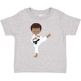 thumbnail image 3 of Inktastic African American Boy, Karate Boy, Black Belt, Kata Boys Toddler T-Shirt, 3 of 5