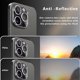 thumbnail image 5 of Protector de lente de cámara ZHAOCHENG compatible con iPhone 15 Pro/15 Pro Max Vidrio templado HD transparente sin burbujas Rosa, 5 of 5