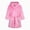 A14-Pink, variant on Children Boys Girls Fashion Bathrobe Soft Cozy Hooded Robe Cloth Bathrobe