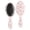 Halloween Ghost Bow Pattern, variant on Halloween Bat Cloud Pattern Brush, Detangling Hair Brush, Scalp Massage Hair Comb, Smooth Handle Gifts for Wet Dry Hair Styling