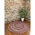 thumbnail image 6 of "Capel American Heritage Braided Round Area Rug 3ft Red Traditional Living Room Indoor Rug", 6 of 6