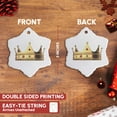 thumbnail image 3 of 3drose, King Crown, 3 inch Snowflake Porcelain Ornament, 3 of 7