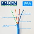 thumbnail image 4 of Bobina de Cable UTP Belden Cat6 305m Color azul 2412 006A1000, 4 of 5
