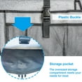 thumbnail image 3 of Phenofice 1Set Grey Storage Bag Walker for Daily Use with Multiple Pockets, 3 of 5