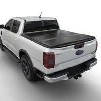 Hard Tri-Fold Tonneau Cover For 2002-2025 Dodge Ram 1500 2500 3500 – 8FT Bed, No Drill Clamp-On, Black