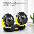 thumbnail image 6 of UttpKLBx USB Tower Fan Hand Fan Cooling Personal Fan Handheld Cooling Fan Portable Fan Usb Rechargeable, Suitable for Traveling Office (Yellow), 6 of 9