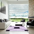 thumbnail image 7 of Ahgly Company Machine Washable Indoor Rectangle Transitional Orchid Purple Area Rugs, 8' x 12', 7 of 7