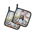thumbnail image 2 of Carolines Treasures DAC6180PTHD 7.5 x 7.5 in. Unisex Afghan Hound The Chef Pair of Pot Holder, 2 of 2