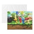 thumbnail image 6 of Lsque Pikmin Pattern Waterproof Throw Blanket Pet Blanket for Dogs & Indoor Cats, Washable - Shaggy Plush Calming Long Faux Fur & Velvet Dog Blanket -, 6 of 8