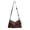 Brown, variant on Retro PU Crossbody Purse Structured Main Compartment Subdivided Interior (Brown)
