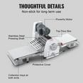 thumbnail image 6 of VEVOR Commercial Dough Sheeter Machine, 15.7-Inch Reversible Puff Pastry Sheeter and Fondant Roller, Electric Dough Roller 0-1.4" Adjustable Thickness, Folding Dough Sheeter for Bakeries, Pastries, 6 of 9