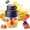 Blue 28 oz, variant on 28/45 Oz Portable Wireless Juicer Cup, Rechargeable Personal Smoothie Maker, 180W Wireless Juicer Cup with 38-Blades, for Shakes, Gym, Office & Outdoors, Easy Clean