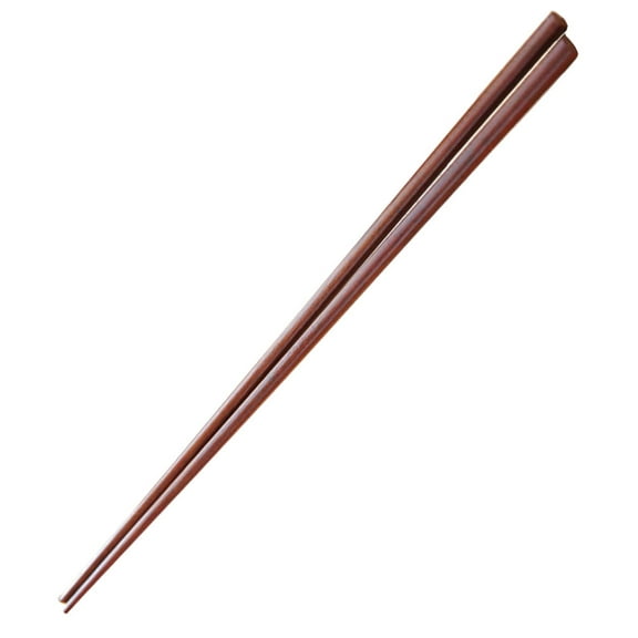 LEORX 1 Pair Chinese Long Chopsticks Red Sandalwood Elegant Simple Design 42In For Hot Pot Cooking