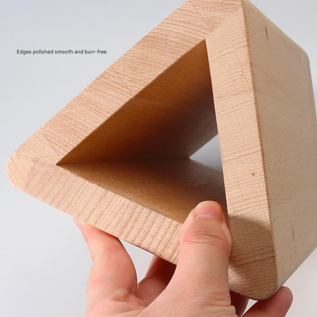 Professional Leather Craft Tool For Triangles Bending With Sturdy Beechwood Mould