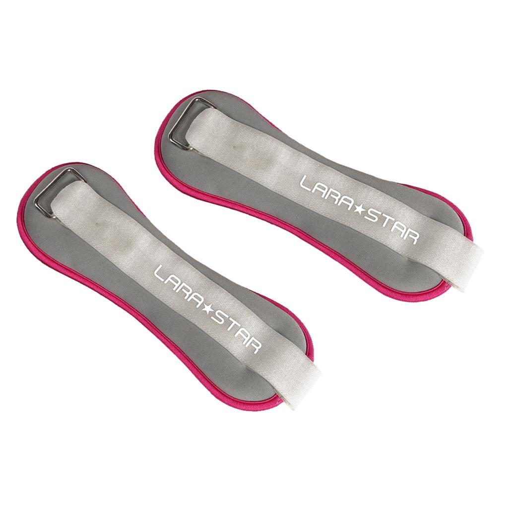 funtasica Ankle Wrist Weights Arm Leg Muscle Building Fitness Exercise for Weight Lifting - Gray