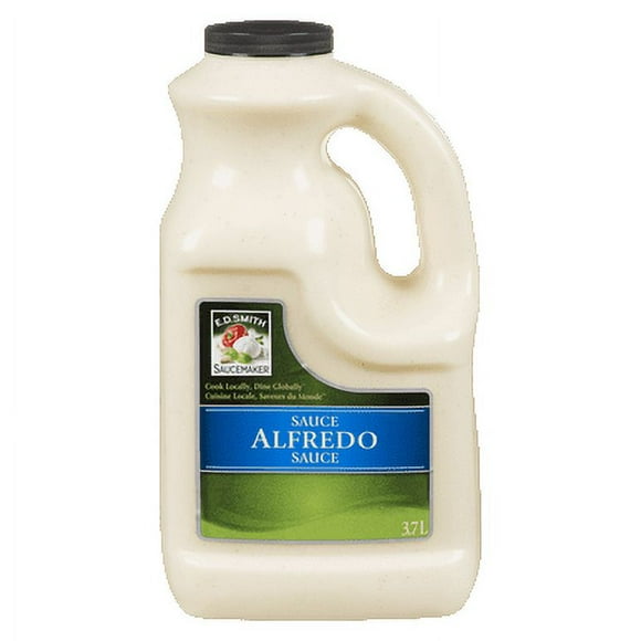 Ed Smith Saucemaker Sauce Alfredo, Base Crémeuse Professionnelle au Parmesan et à L'Ail, 3,7 L (0,98 Gallon) Pichet pour Services Alimentaires
