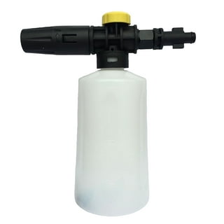 Pressure Washer Gun Snow Foam Lance Cannon Foam Blaster, with 5 Pcs  Pressure Washer Nozzle Tip, 3000 PSI Jet Wash Gun, M22-14 mm and 3/8 Quick  Inlet Connector 