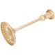 thumbnail image 5 of Golden Iron Candle Stand for Decor Creates Warm Atmosphere Suitable for Desk or Floor 6.3 Inches, 5 of 5