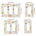 thumbnail image 2 of Yayeee Rocker Switch Wall Plate 1-Gang 4.6"x2.9" Home Decorative Outlet Cover, Halloween Cute Pumpkins, 2 of 6