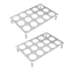 thumbnail image 5 of Juego de 2 soportes para cápsulas de café con encimera plana, soporte acrílico para cápsulas de café, bandeja de almacenamiento para cápsulas de café YX037, 15 ranuras, 5 of 5