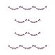 thumbnail image 1 of Injueey Party Garland es fácil de instalar y está hecho para durar Tela resistente y duradera Banner Party Garland purple púrpura 10Conjunto, 1 of 6