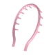 thumbnail image 1 of Diadema de silicona suave con forma de peine, ligera y flexible, ideal como regalo para fiestas. Rosa, 1 of 9