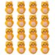 thumbnail image 1 of BRIGHTFUFU 16 piezas de tigre tigre juguetes tumbler adorables juguetes de vaso para niños, 1 of 7